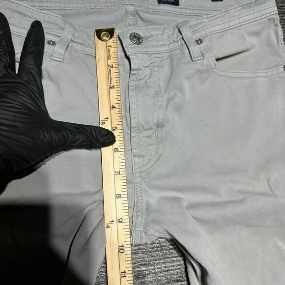 Adriano Goldschmied Jeans Men's Size 33 Gray The Protege Straight Leg - Picture 6 of 16